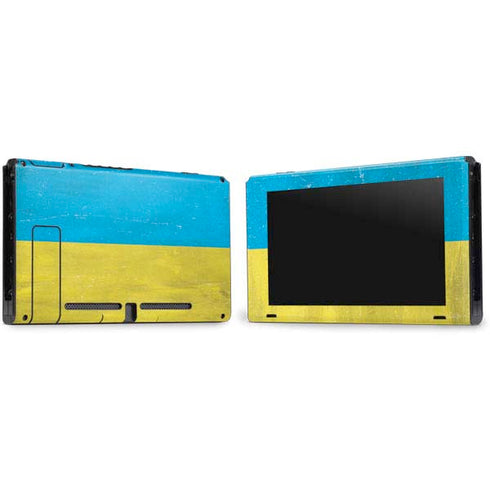 Ukraine Flag Distressed Nintendo Switch Bundle Skin